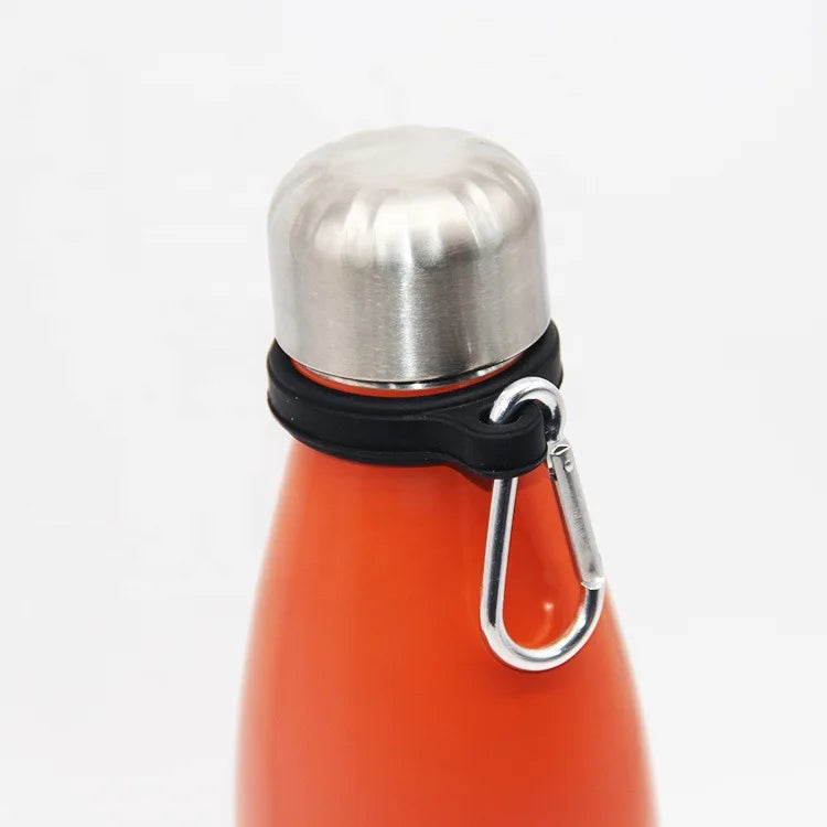 Silicone Carabiner Water Bottle Holder for Camping & Hiking Bottle Holder Clip Peaceful Pleasures Health and Wellness