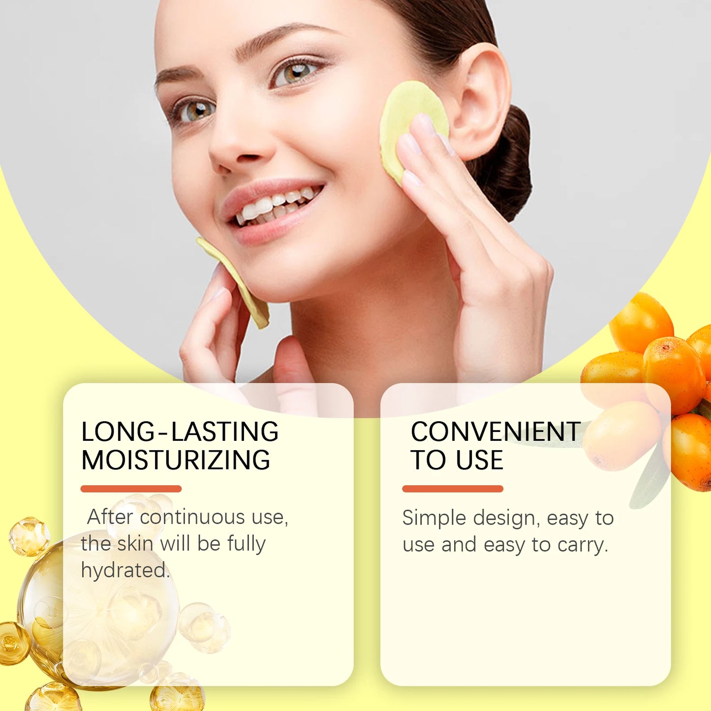 Vitamin C Pads Exfoliating Acne Remover Brightening Improve Skin Gloss Shrink Pores Oil Control Moisturize Nourishing Skin Care Peaceful Pleasures Health and Wellness