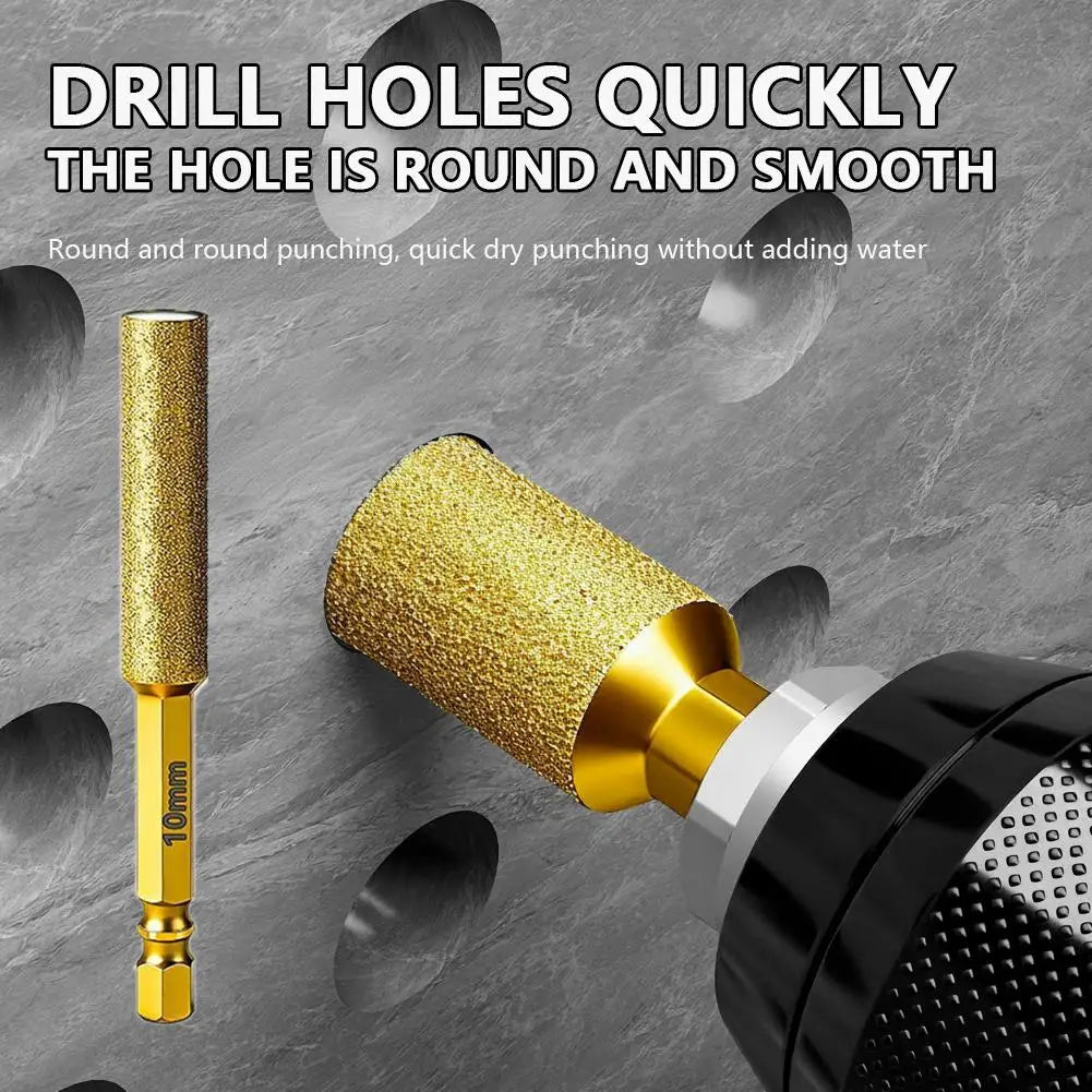 Diamond Core Drill Bit Hex Shank – Dry Drilling Tile & Granite