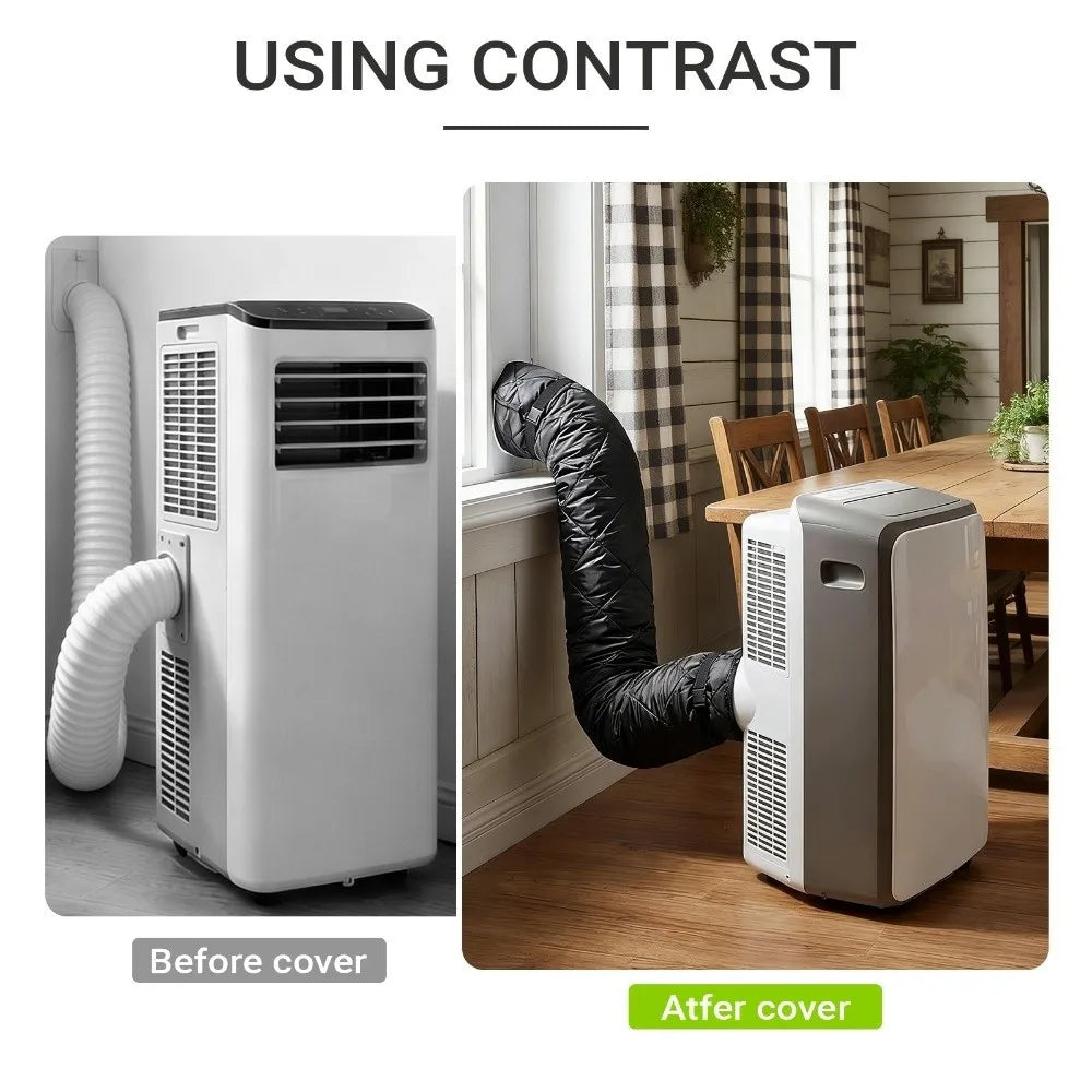 AC Hose Insulation Cover | Thermal Sleeve with Adjustable Straps