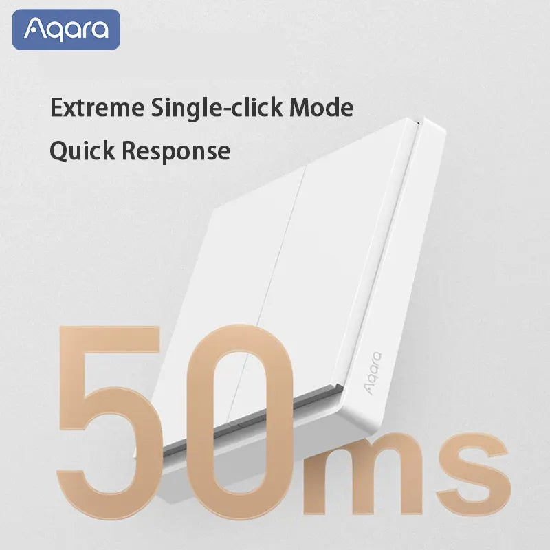 Aqara E1 Smart Wall Switch Zigbee 3.0 Wireless Key Light Switch Fire Wire With/No Neutral For Xiaomi Home Homekt APP Peaceful Pleasures Health and Wellness
