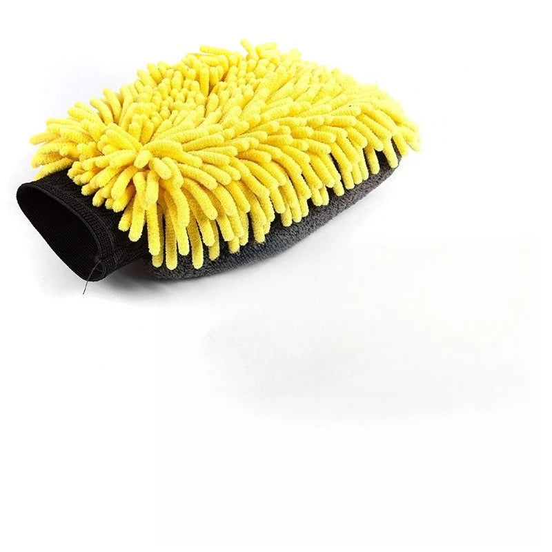 Microfiber Chenille Car Wash Mitt – Waterproof Detailing Glove