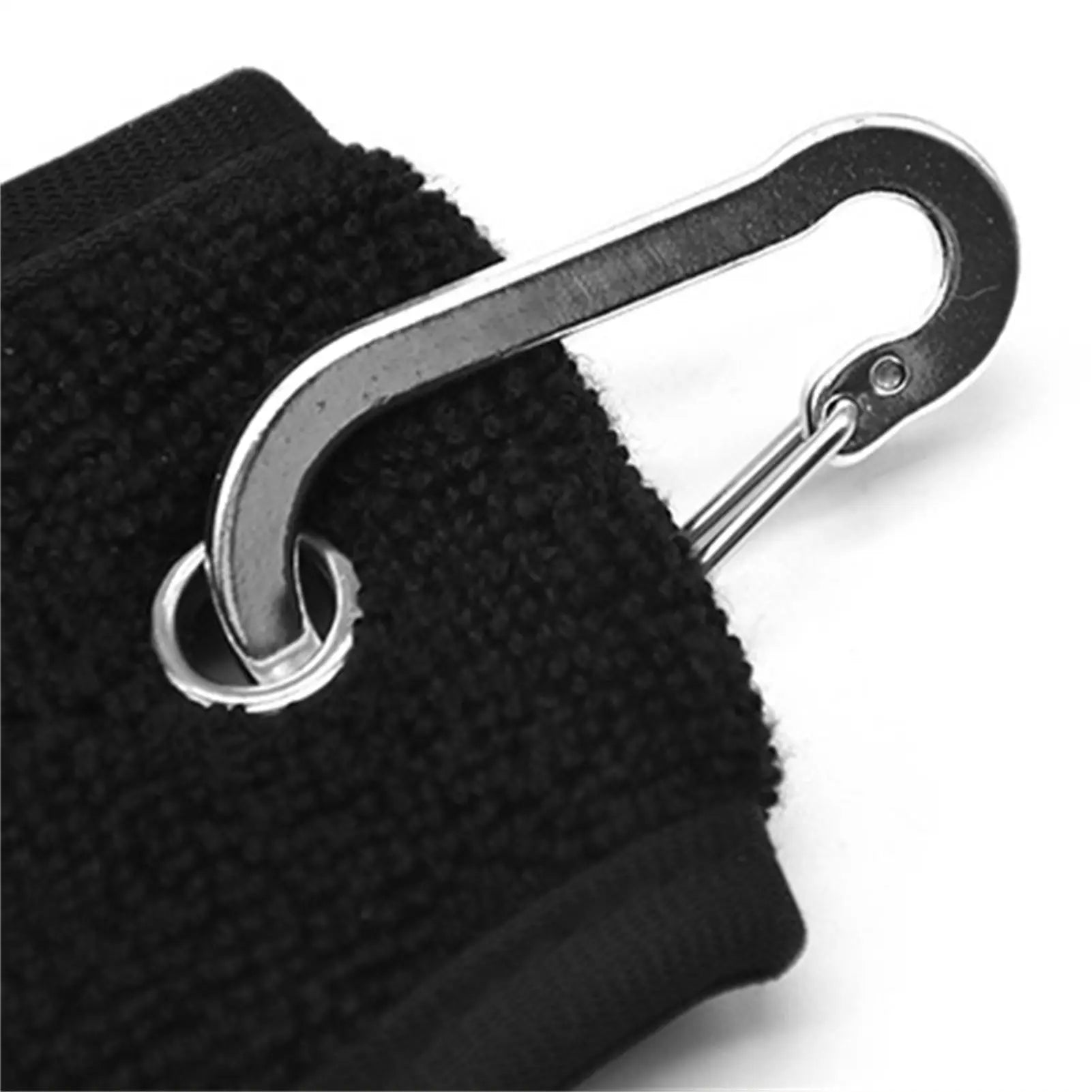 Golf Ball Cleaning Towel Portable Double Sided Design With Adjustable Hook For Waist Attachment Peaceful Pleasures Health and Wellness