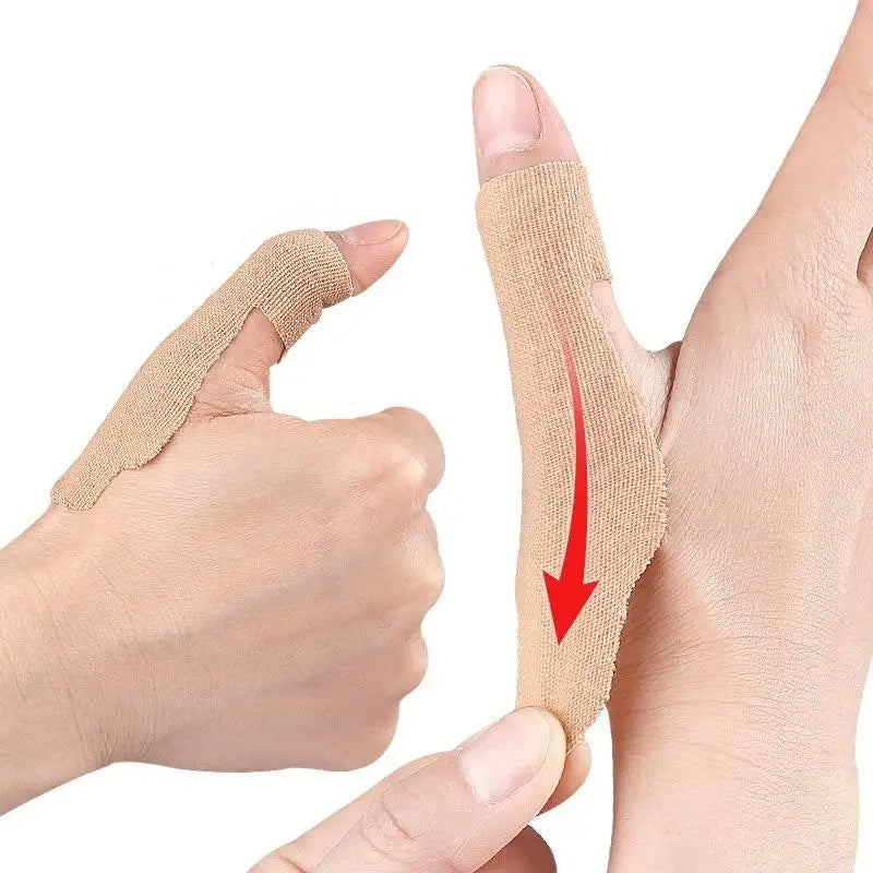 10 Sets Elastic Tape For Thumb Pain Relief Precut Thumb Support Tape For Arthritis Fixed Support Peaceful Pleasures Health and Wellness