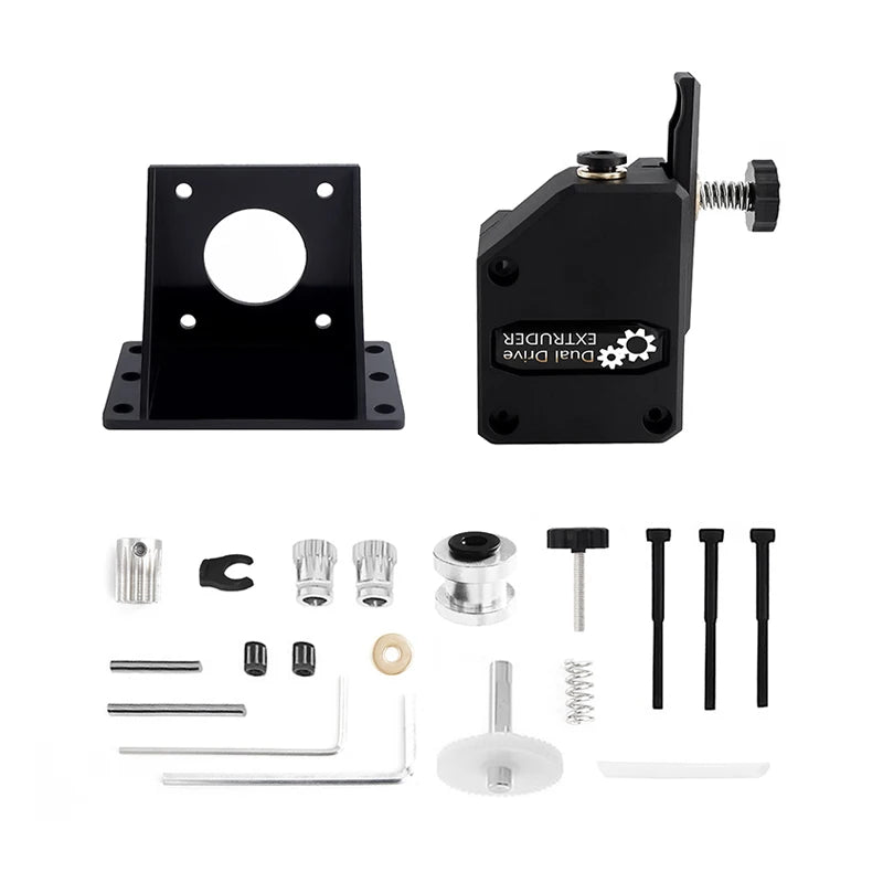 Cloned Btech Dual Drive Bowden Extruder Upgrade 1.75mm TPU/TPE Flexible Filament E3D V6 MK8 For Ender 3 V2 CR10 Peaceful Pleasures Health and Wellness Dual Drive Extruder