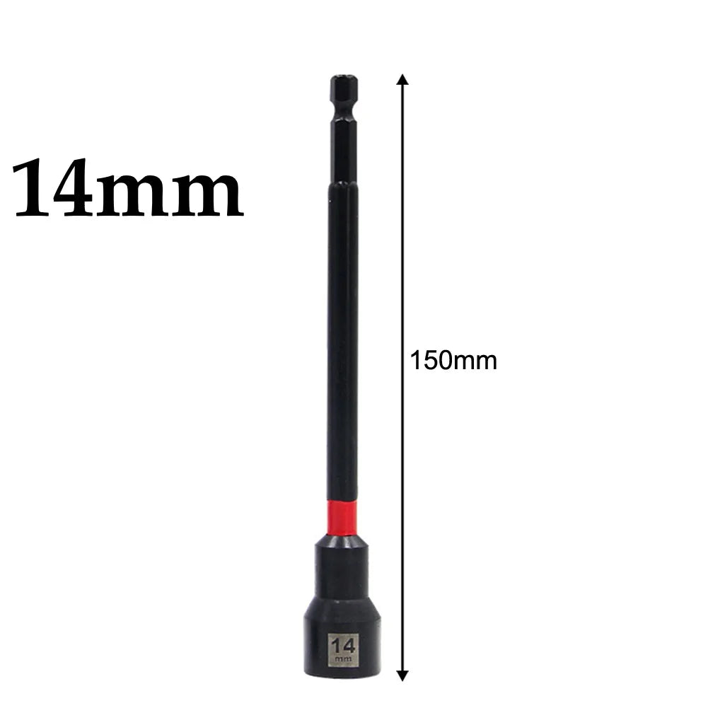 5-Pc Magnetic Long Nut Driver Set 6–14mm | Impact Drill Bits