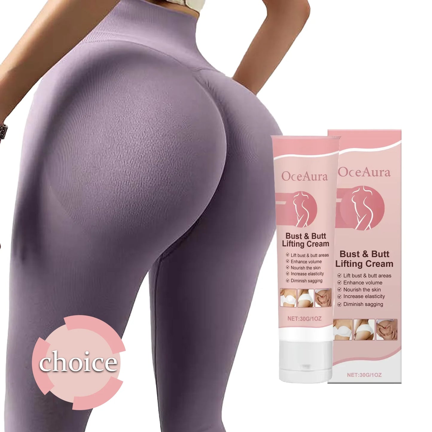 OceAura Bust & Hip Firming Cream | Moisturizing Body Nourisher