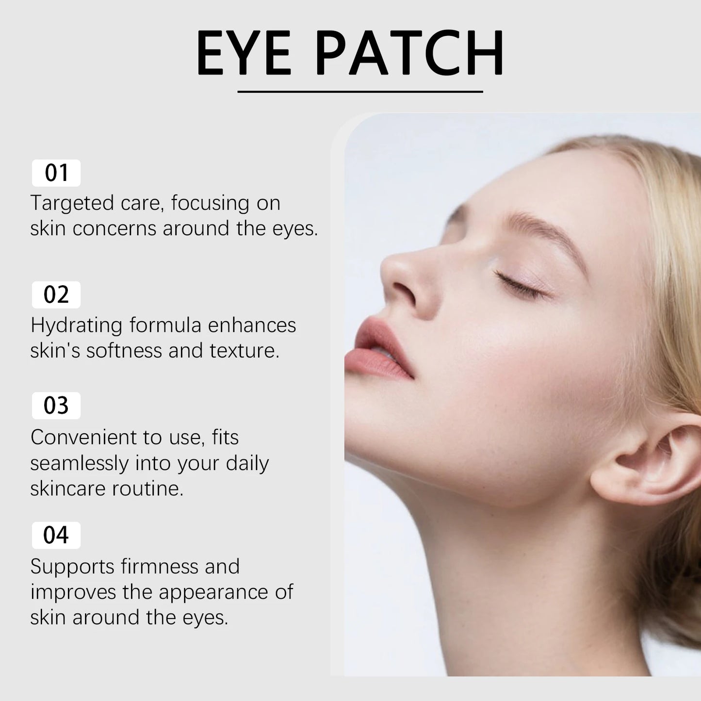 Microneedle Eye Patches – Hyaluronic Acid Dark Circles Firming