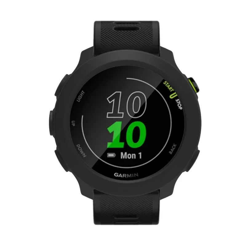 Silicone Case for Garmin Forerunner 55 & 158 – Clear Bumper Cover Peaceful Pleasures Health and Wellness