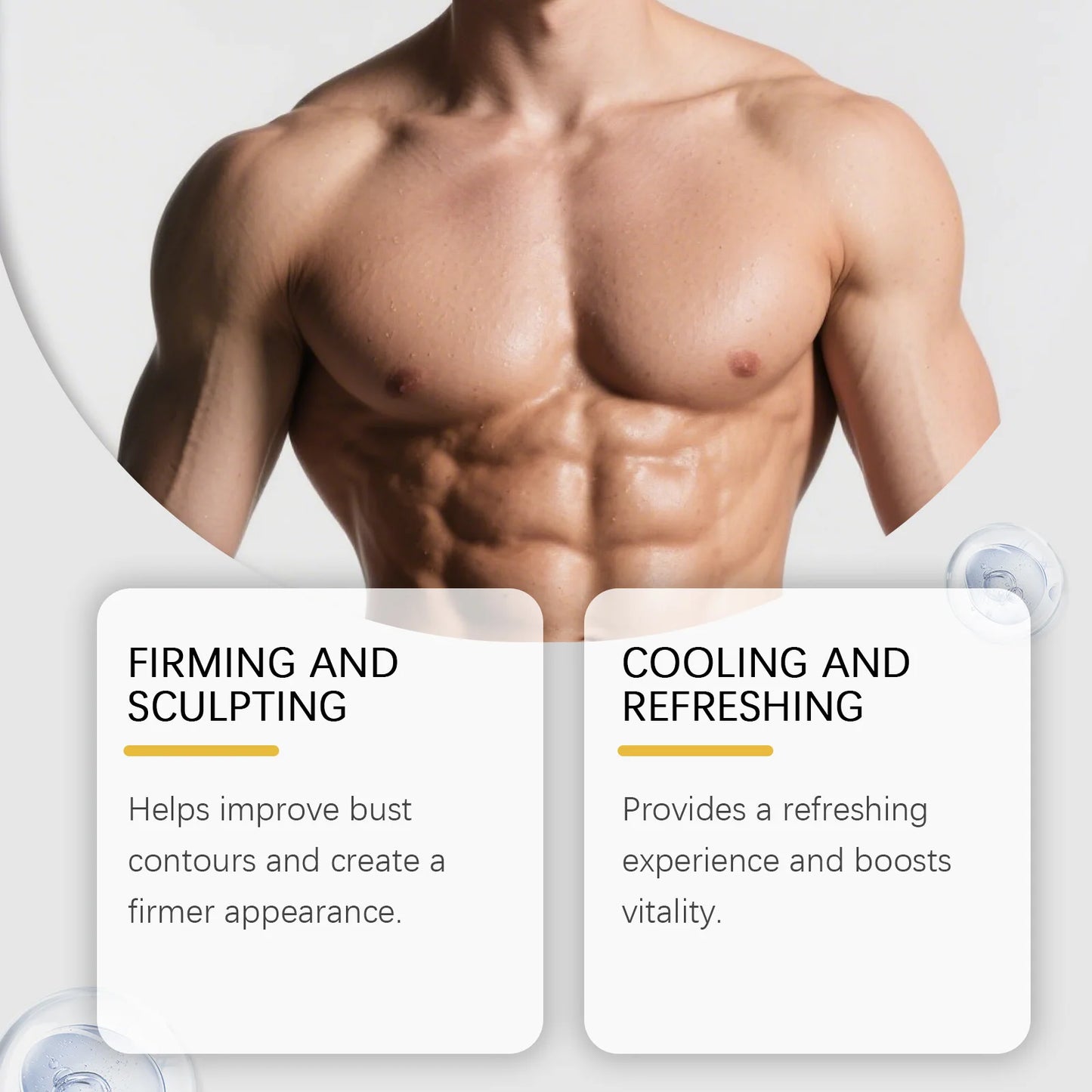 Men's Bee Venom Chest Firming Sculpting Massage Oil – 15ml Peaceful Pleasures Health and Wellness