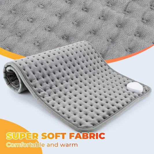 AFDEAL Electric Heated Blanket Pad – 9 Heat Settings & Timer Electric Heating Pad Oasis Select