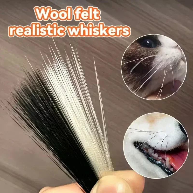 Realistic Cat & Dog Simulation Whiskers for DIY Crafts