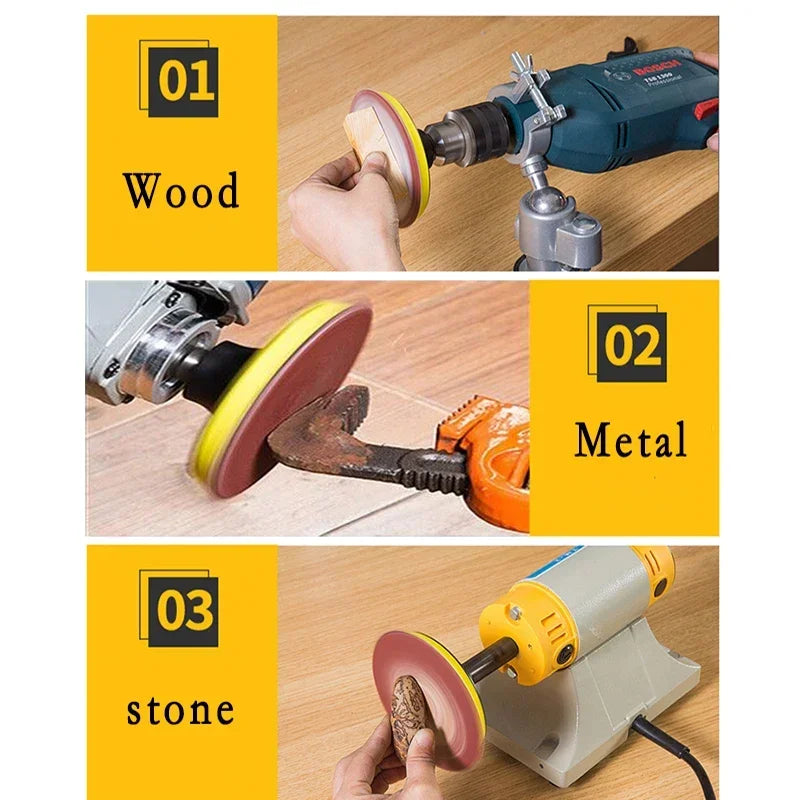 52- Sanding Discs Pad Drill Grinder Rotary Tools Backer Plate