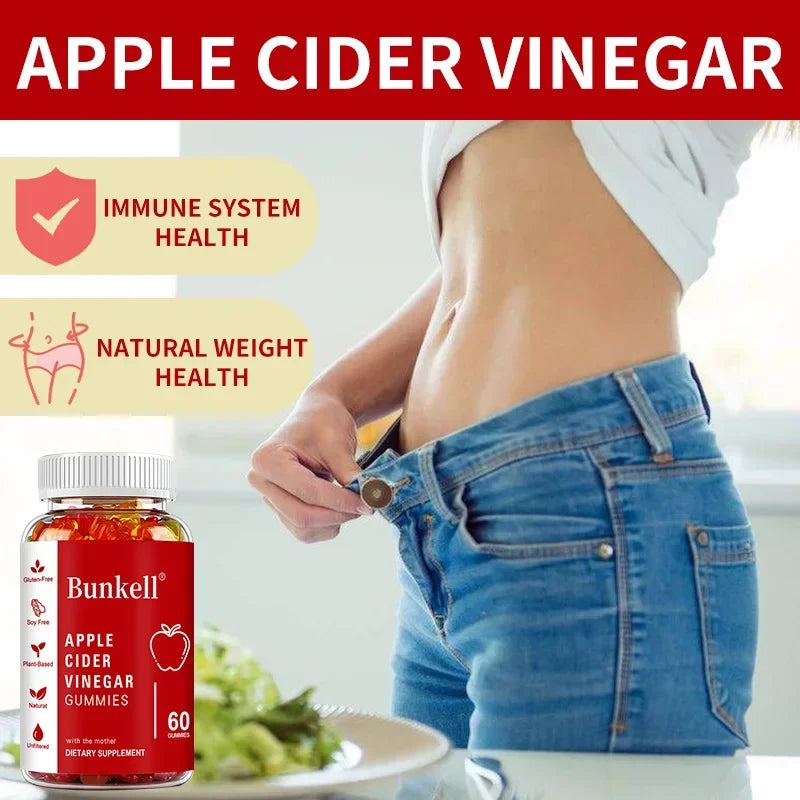 Apple Cider Vinegar Gummies with Vitamin B12 - Support Weight Management, Digestion, Detoxification, and Immune Support Peaceful Pleasures Health and Wellness