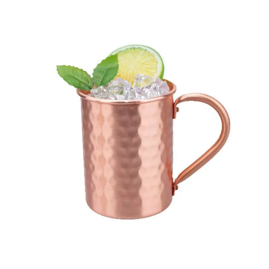 400ml 16oz Moscow Mule Mug Durable Copper Plated Beer Mugs Coffee Mug Milk Cup Cup Drinkware Cocktail Kit Peaceful Pleasures Health and Wellness
