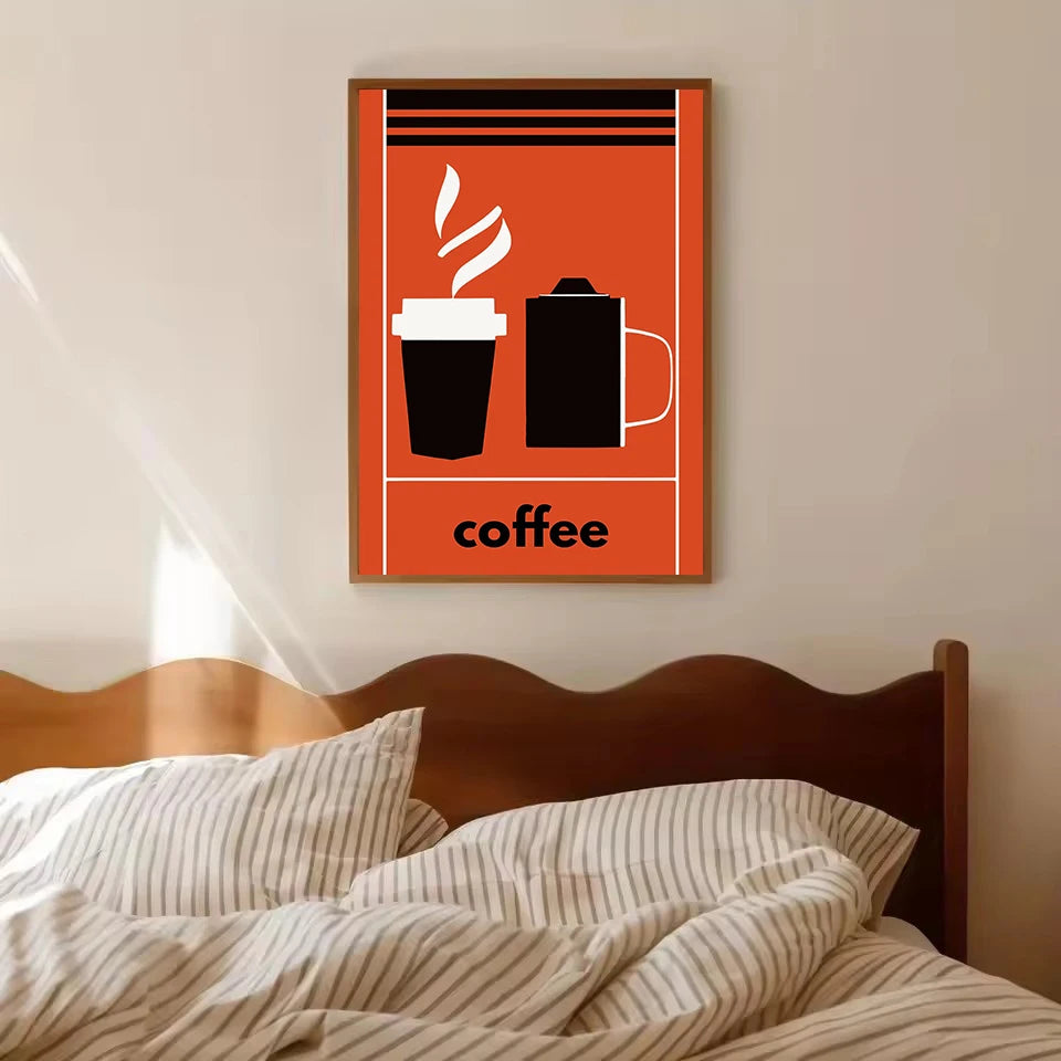 "More Espresso" Funny Coffee Quote Canvas Kitchen Wall Art