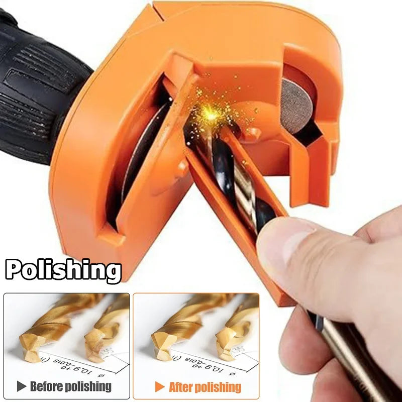 V-shaped Dough Twists Drill Grinder Bit Grinding Sharpener Electric