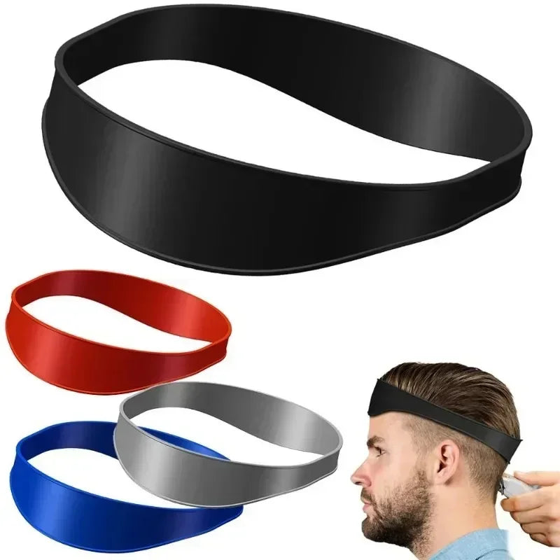DIY Men Hair Trimming Ruler Neckline Guide Haircuts Curved Headband Styler Ruler Barber Comb Beard Tools Hair Styling Tool Peaceful Pleasures Health and Wellness