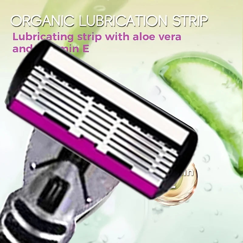 6-Layer Manual Safety Razor | Stainless Steel Reusable Blade