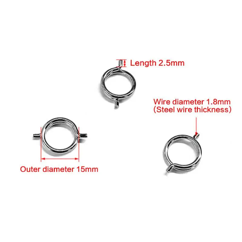 New 5/10Pcs Chicken Bone Scissors Accessories Spring Wire Diameter 1.8mm/2mm Stainless Steel Torsion Spring Peaceful Pleasures Health and Wellness