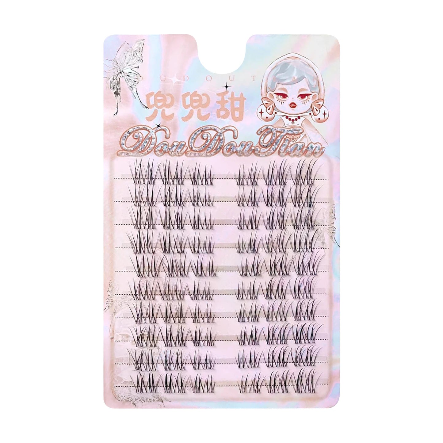 Devil Eyelash Clusters – Eye-Lifting Wispy Fake Lashes