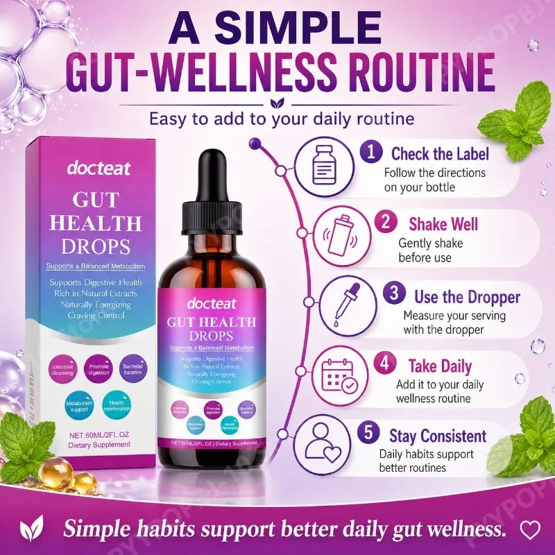 Herbal Wellness Drops Mint Extract & Vitamin B1 60ml