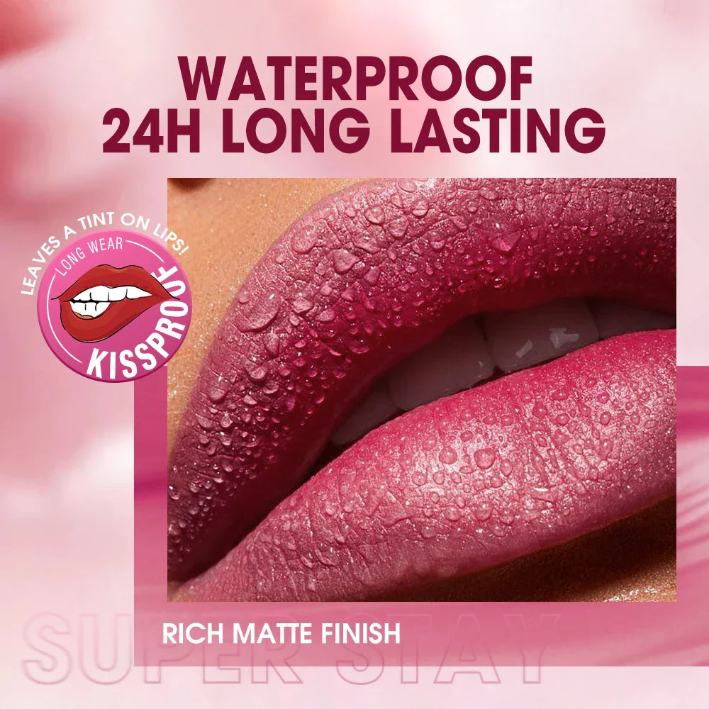 O.TWO.O Matte Liquid Lipstick – Waterproof 24H Color-Lock