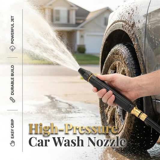 Leak-Proof Car Wash Hose Sprayer | Multi-Pattern Garden Nozzle Garden Hose Nozzle Peaceful Pleasures Health and Wellness