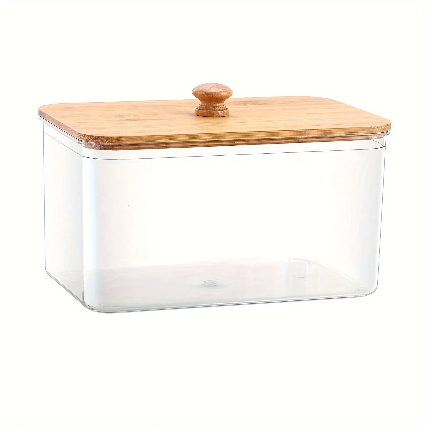 Acrylic Dryer Sheet Holder & Laundry Room Organizer Jar with Lid