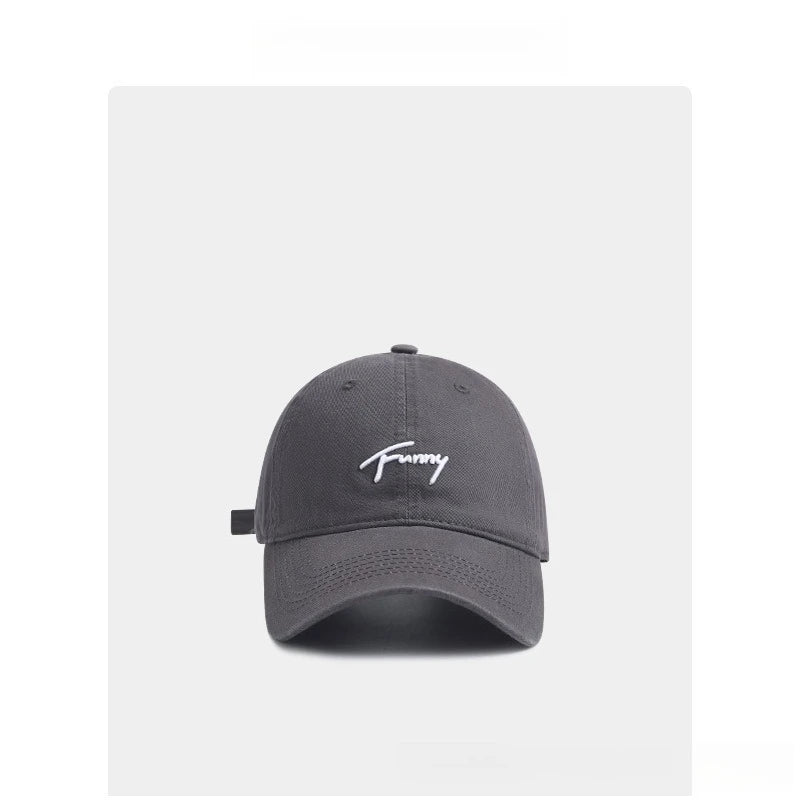 Women's Korean Embroidered Baseball Cap | Sun Protection Hat