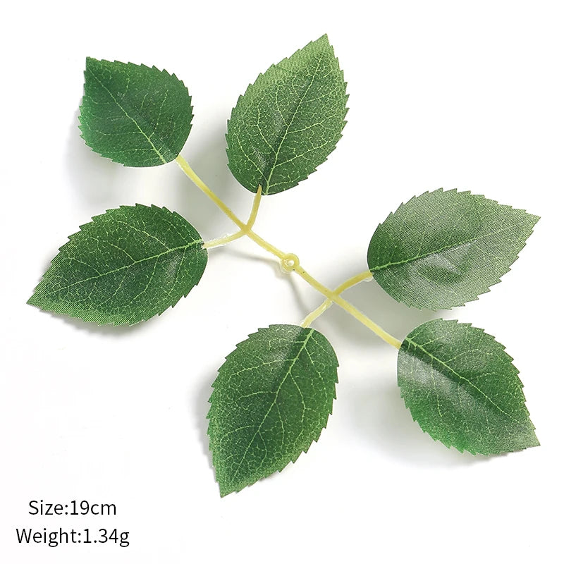 Silk Artificial Leaves for Wedding & Home Decor – 10/30/50 Pcs