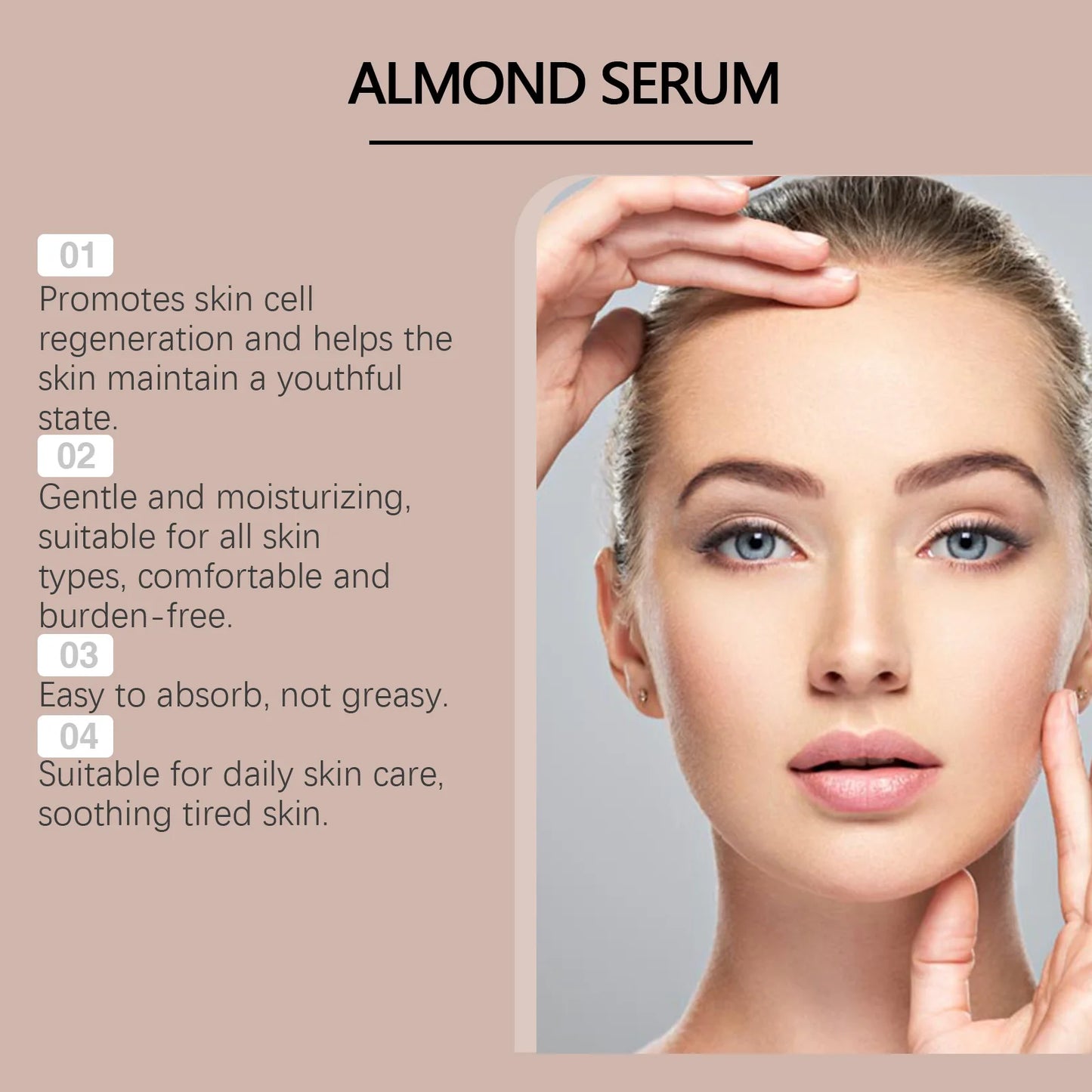 Almond Face Serum – Brightening, Firming & Hydrating