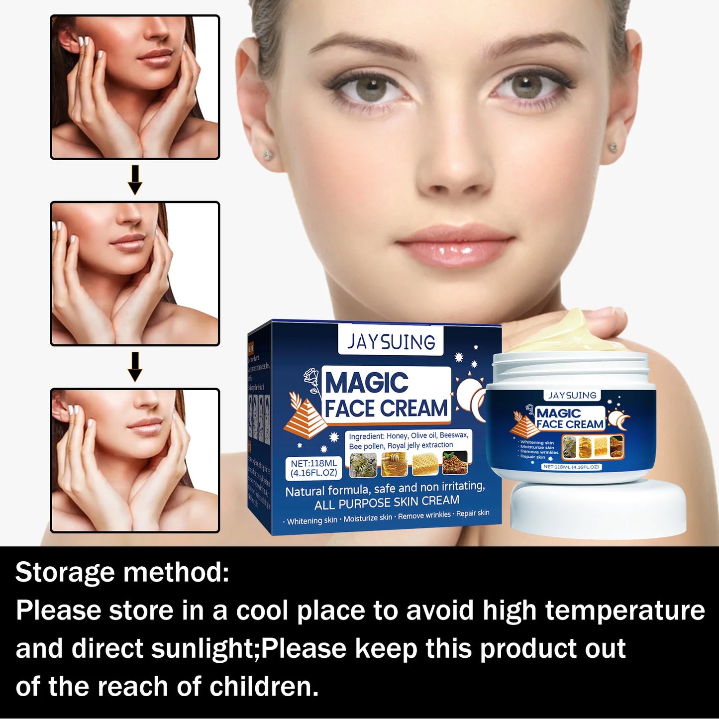 Jaysuing Anti-Wrinkle Face Cream | Moisturizing 118ml
