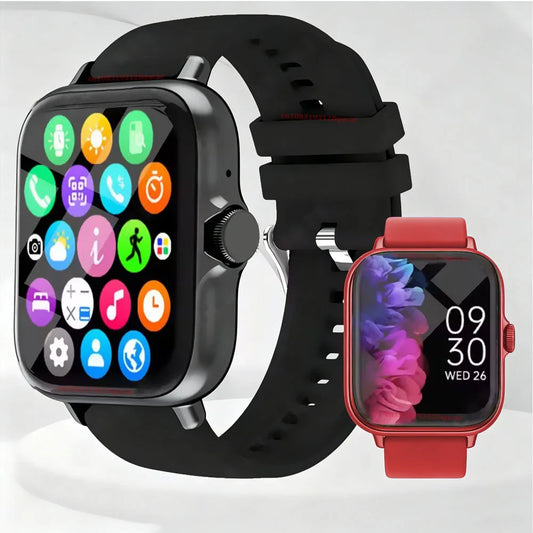New Men's Smart Watch Women's Gift 2.01inch HD Full Touch Screen Sports Fitness Watch Electronics Bluetooth Talk Smartwatch Hw12 Peaceful Pleasures Health and Wellness