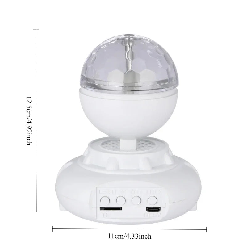 Bluetooth Disco Ball Speaker RGB LED Rotating Party Light