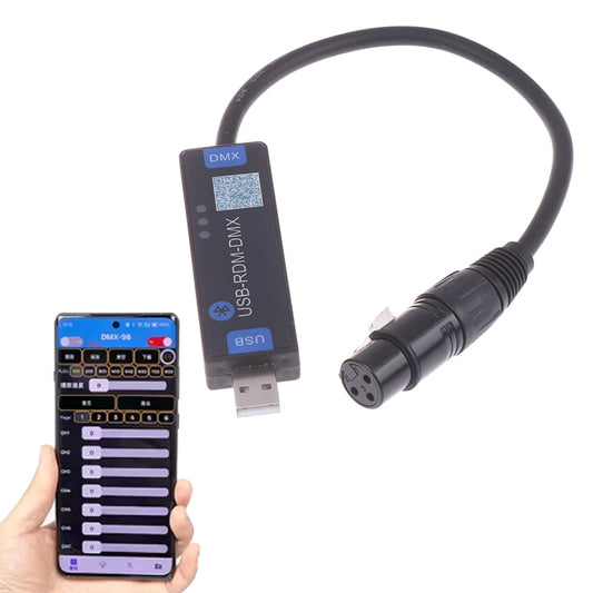 Android Supported Bluetooth DMX Controller App with USB-RMD-DMX Stage Light Dialer Peaceful Pleasures Health and Wellness Default Title