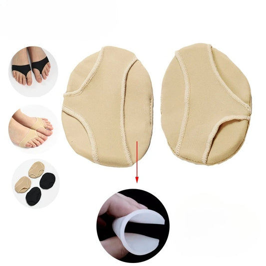 Forefoot Gel Pads Silicone Insoles for Shoes Metatarsal Pad Foot Breathable Shock Absorption Women Feet Pain Relief Shoe Cushion Peaceful Pleasures Health and Wellness