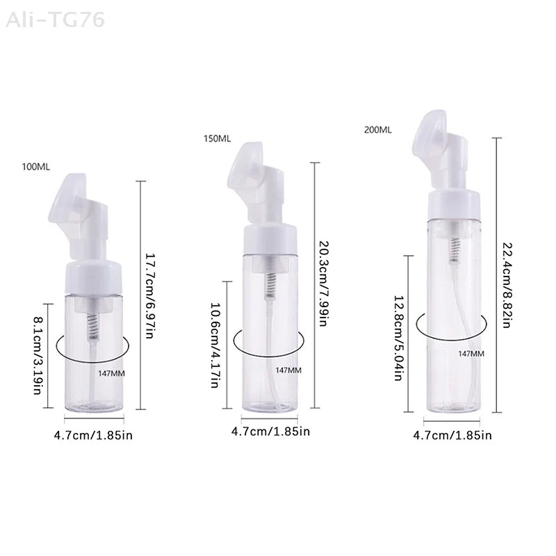 Foaming Pump Bottle with Silicone Brush | 100/150/200ml