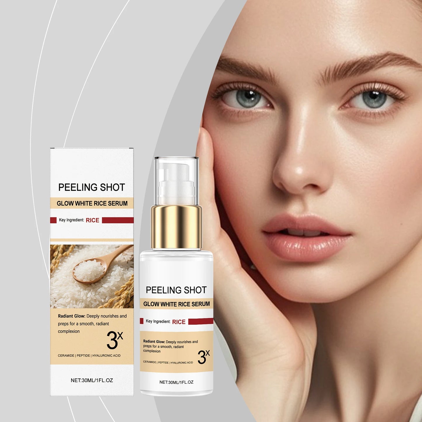 Peel Shot Glow Rice Serum for Brightening Skin Care Peaceful Pleasures Health and Wellness