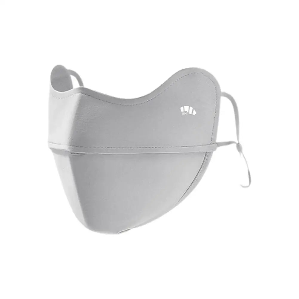 3DProtection Face Mask,Breathable Cooling Mask for Women,Eye Corner UV Protective Washable Face Shield for Outdoor Cycling Golf Peaceful Pleasures Health and Wellness Gray