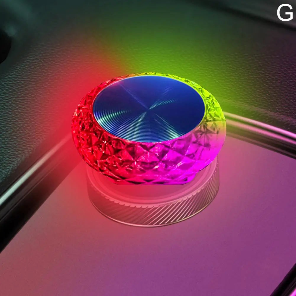 Car USB Ambient Lights Portable Mini LED Atmosphere Lamps Interior Decorative lights for car and Computer, Environment Lighting Peaceful Pleasures Health and Wellness colorful flashing