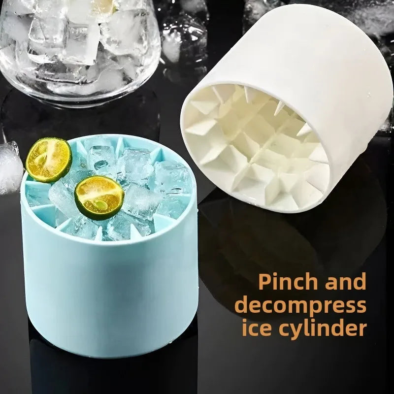 Ninja Ice Maker Machine, Silicone Ice Cube Mold Tray with Popsicle Sticks, Reusable Ice Cream Molds for Kitchen, Summer Cool Peaceful Pleasures Health and Wellness