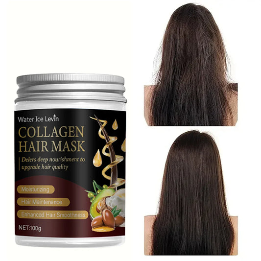 Collagen Hair Mask with Argan & Coconut Oil – Deep Moisture Deep Conditioning Hair Mask Oasis Select