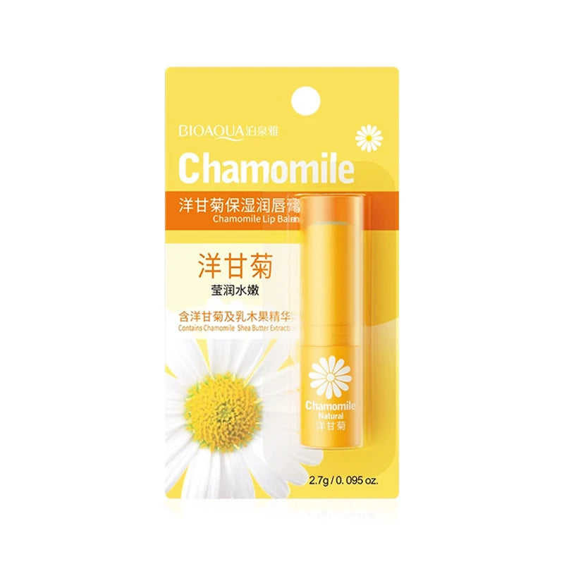 BIOAQUA Chamomile Lip Balm 3-Pack | Moisturizing & Nourishing