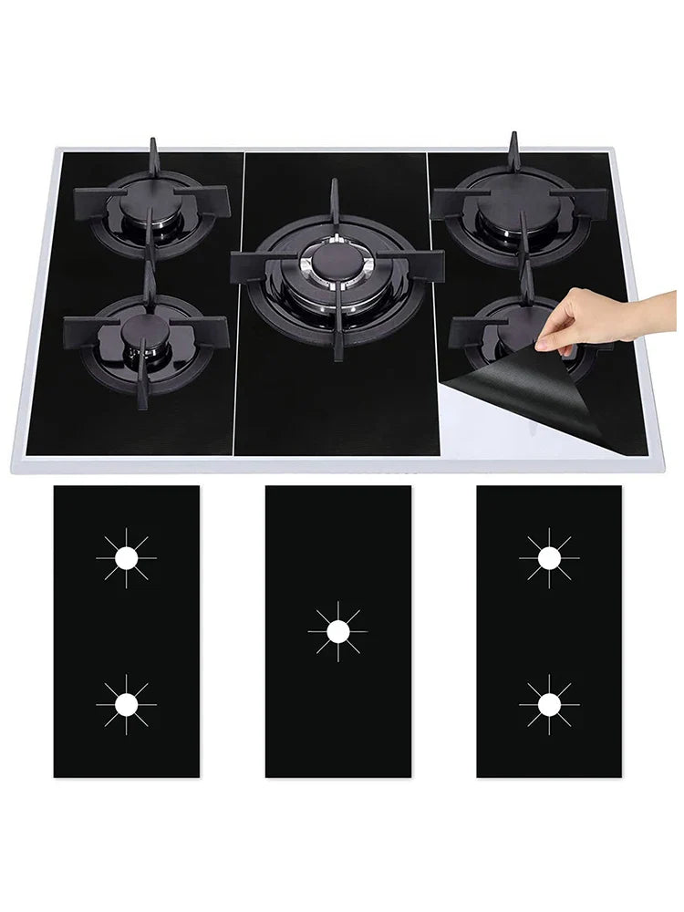 3-Piece Gas Stove Protector Pads | Fiberglass 54x27cm