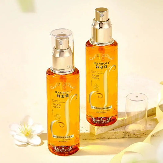 Essential Oil Hair Oil Spray | Moisturizing, Anti-Frizz Mist Leave-In Hair Oil Spray Peaceful Pleasures Health and Wellness 1pcs