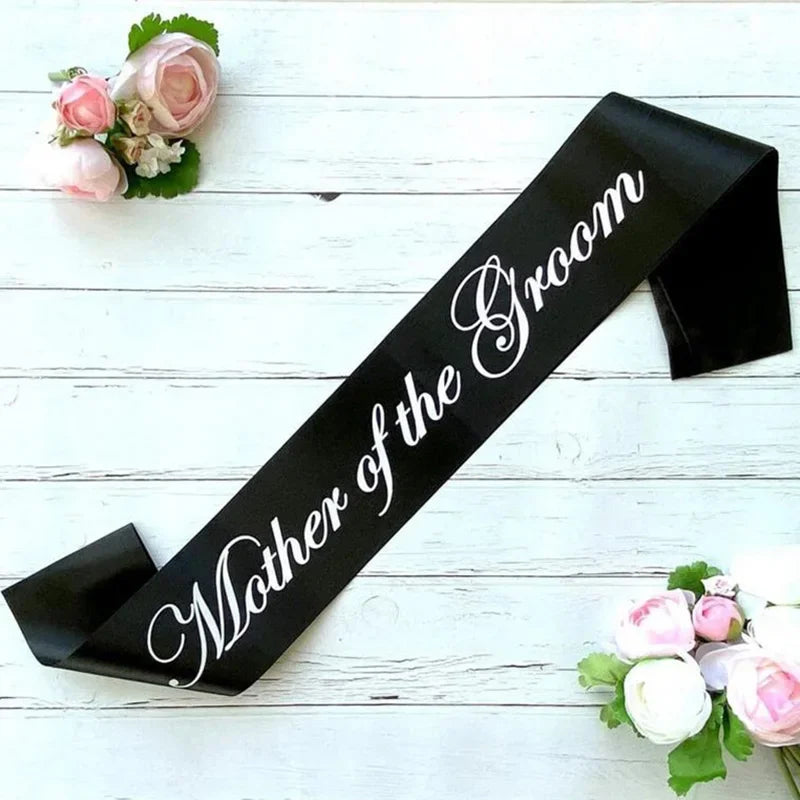 Bridal Party Sash – Bride, Bridesmaid, Maid of Honor Wedding Bridal Party Sash Peaceful Pleasures Health and Wellness mother of the groom
