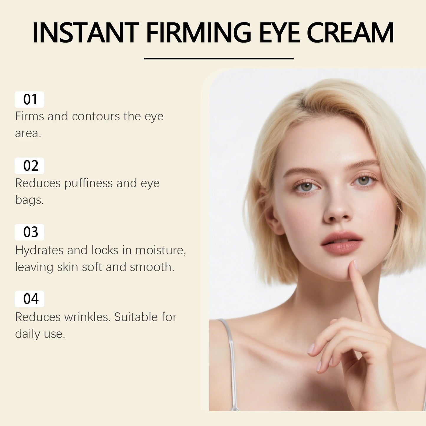 Firming Eye Cream – Puffiness, Dark Circles & Anti-Aging 50g