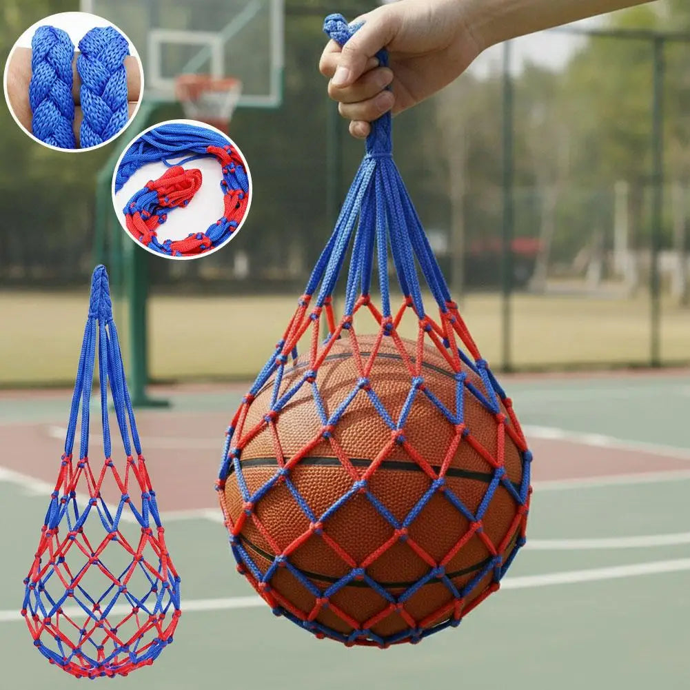 Single Ball Carrying Net Bag Basketball Soccer Football Mesh Storage Bag Portable Sports Ball Holder Volleyball Bag Peaceful Pleasures Health and Wellness