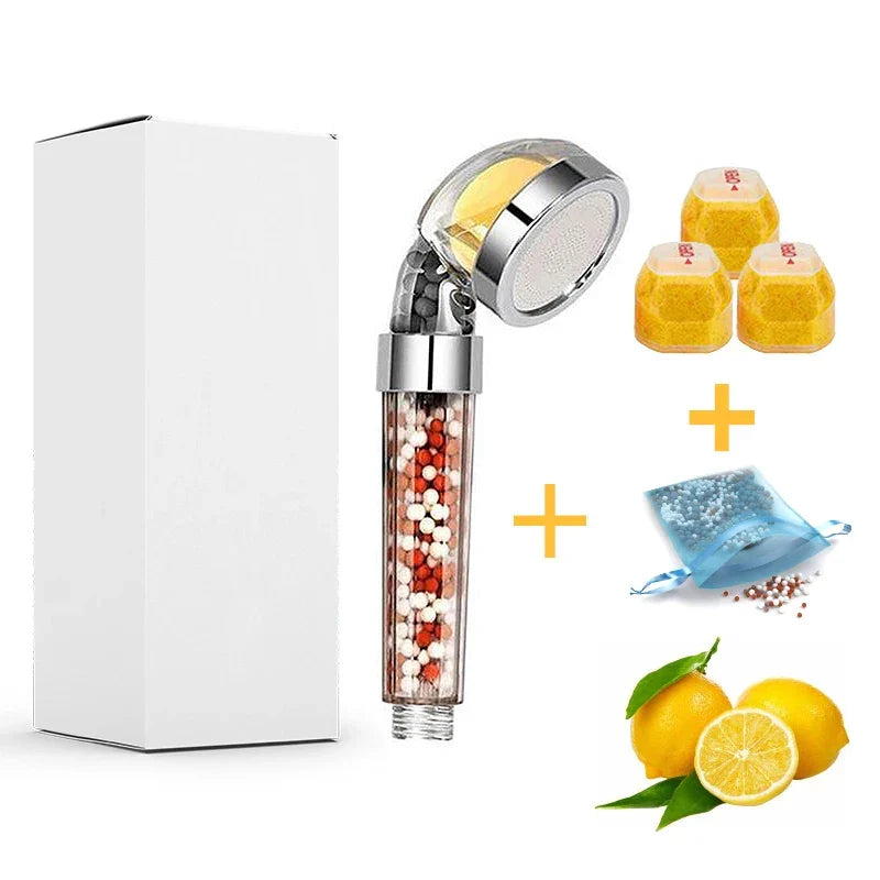 Vitamin C Filter High Pressure SPA Shower Head | Water Softening